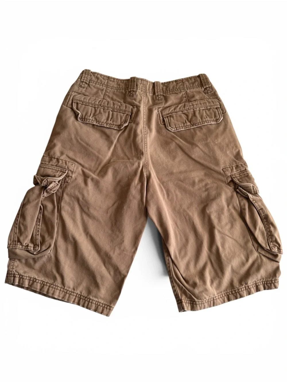 TOMMY HILFIGER Tan Cotton Cargo Shorts Size 29 Classic Utility